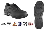 Review   / Florshiem Mens Black Toe Composite Toe Abrasion Resistant Leather Work Shoes *FS2316
