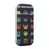 iQOS アイコス 専用スキンシール 裏表2枚セット カバー ケース 保護 フィルム ステッカー デコ アクセサリー 電子たばこ タバコ 煙草 喫煙具 デザイン おしゃれ iKOS ユニーク ドット　ゲーム 006855