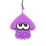 スプラトゥーン イカ パープル イカす クリアラバーストラップ