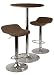 Kallie 3-Pc Pub Table And Stools Set In Cappuccino By Winsome Wood