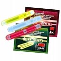 30 bunte DAM Knicklichter blau + rot + gelb