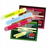 30 bunte DAM Knicklichter blau + rot + gelb
