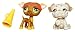 Hasbro - 667631481 - Littlest Petshop - Petshop Duo Et Son Sac - Vague 4 - Levrier et Bulldog