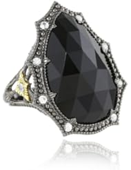 Judith Ripka "Dark Nite" Dark Nite Pear Shape Ring