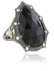 Judith Ripka "Dark Nite" Dark Nite Pear Shape Ring