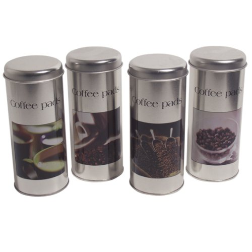 WAK 61001 Coffee Metalldose Time I 4fach sortiert, 4St&uuml;ck Preisvergleich