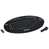 Iogear Gkm581r Wireless On-Lap Keyboard With Optical Trackball (Peripheral  ....