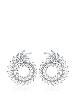 CZ BY KENNETH JAY LANE Pendientes Foliate Spiral