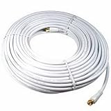 Philips SWV2222 - RF cable - F connector (M) - F connector (M) - 100 ft - shielded coaxial - ( RG-6 )