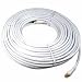 100' RG6 Coax Cable with F Connectors