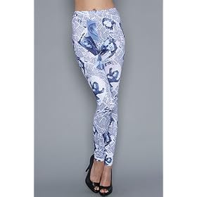Buy *NYC Boutique The Extra Extra Legging in Blue,Leggings for Women