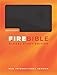 Fire Bible: New International Version, Black on Black Flexisoft, Global Study Edition