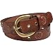 Floral Grommets Belt Color: BROWN