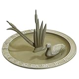 Loon Sundial Birdbath Finish