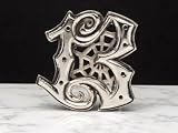 Silver Star "Chrome 13" Metal Belt Buckle