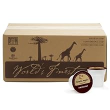 Gloria Jean's Hazelnut K-Cups for Keurig Brewers (Pack of 50) [Amazon Frustration-Free Packaging]