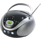 Coby Portable MP3/CD Player with AM/FM Radio - Black (MPCD471)
