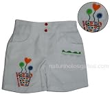 Agatha Ruiz de la Prada Clothing - Agatha Ruiz de la Prada White Flower Pot Shorts