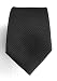 image and picture of 100% Silk Woven Black Skinny Tie