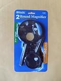 BAZIC Round Handheld Magnifier Sets, 3.5 x 2.5 Inch, 2 Per Pack (2703-48P)