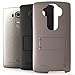 LG G4 Case - VENA Legacy [Dual Layer Protection |Shock Absorption] Heavy Duty Cover with Kickstand [+1 HD Clear Screen Protector] for LG G4 2015 (Compatible With Leather LG G4) (Metallic Bronze (Gunmetal) & Black)
