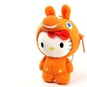 Hello Kitty X Rody Gymnic Coin Purse 4" Plush - Orange