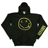 Nirvana - Smiley Zip Hoodie