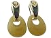 Yellow Jade Aurora Earrings with Yellow Topaz and Black Mother Of Pear, 14k Gold