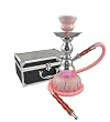 10 Pacific Pink Flame Pumpkin Hookah with Case
