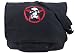BLACK VINTAGE MESSENGER BAG Skull Red Star Canvas School Laptop