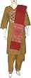 Shalwar Kamiz Printed Embroidered Cotton Dress Size M (slk338)