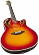 Ovation C778 LX Custom Elite Acoustic-Electric Guitar w/ Case - Red Tear Drop