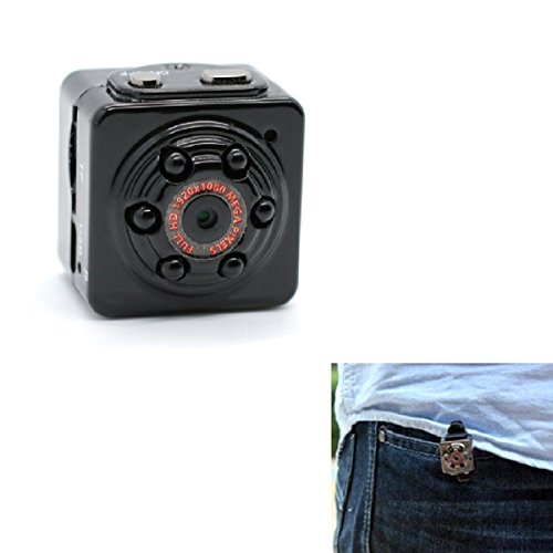 Mini hidden spy camera, PANNOVO Sport Mini DV HD 1080P 12.0MP Dash Camera DVR Motion detection Wireless Video Camera With Infrared Night Vision,PC Camera,web camera