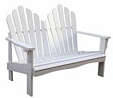 Shine Company Westport Loveseat, White