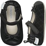 Robeez Mini Shoez Quilted MJ Black 12-18 months * 08 Newest Collection -- We Have Large Selections! *