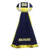 Michigan Wolverines Plush NCAA Football with Attached Security Blanket