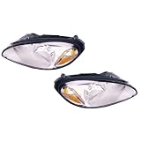 Chrysler PT Cruiser Replacement Headlight Assembly - 1-Pair by AutoLightsBulbs