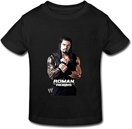 RESETBABY Kid's Toddler WWE Roman Reigns T-shirt Age 2-6 Black 3 Toddler