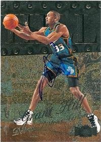 Grant Hill autographed photo 8x10 (Detroit Pistons)