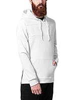 Urban Classics Sudadera con Capucha (Blanco)