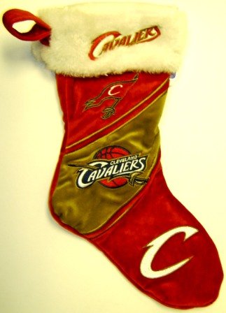 Cleveland Cavaliers NBA 3-Tone Plush Stocking