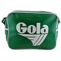 New Gola Green White Redford Retro Shoulder Record Bag