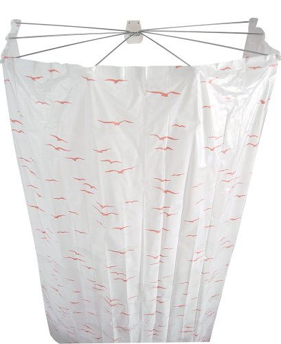 Ridder 582020-350 Duschspinne, Duschschirm, Ombrella, Sylt ros&eacute;