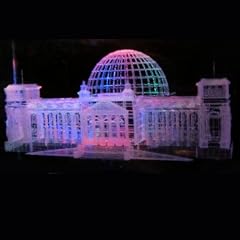Caripe 3D Laser Kristall Glasblock Reichstag Deutscher Bundestag - oh