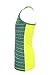 90 Degree By Reflex Kids - Girls Textured Zig Zag Tank Tops - Junior Activewear - Jade Combo Small (7/8)