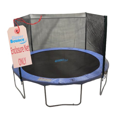 Upper Bounce Trampoline Enclosure Safety Net, Installs Outside of Frame, Poles Sold Separately