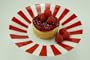 6 pc. Mini NY Style Cheesecakes w/ Raspberry Topping