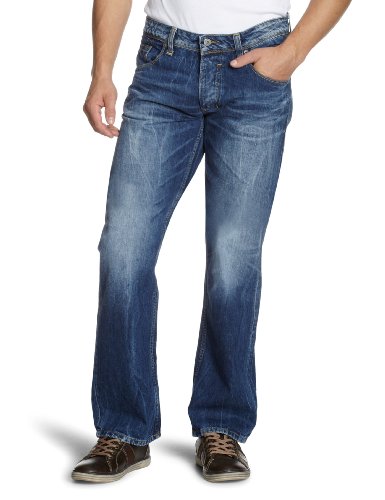 MUSTANG Jeans Herren Jeans Regular Fit 3114-5585-048, Gr. 36/32, Blau (bright vintage wash Preisvergleich