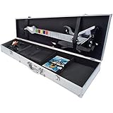 Intec Rock Icon Guitar Aluminum Case - Hard case for game console - aluminum - silver - Sony PlayStation 2, Nintendo Wii