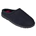 Men's Dedrick Fleece Scuff Slippers - Black